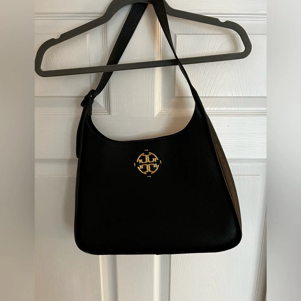 Tori Burch Black Leather Miller Bag - Picture 7 of 10